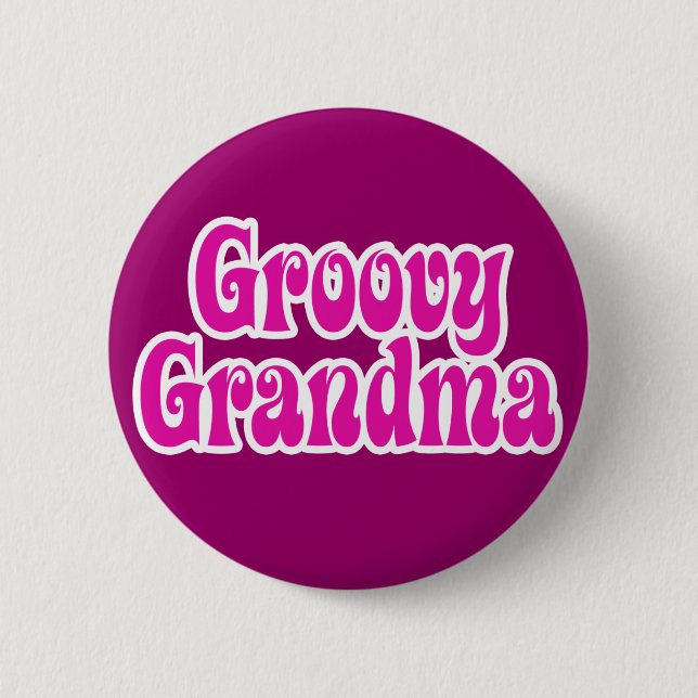 Groovy Grandma Knapp (Framsida)