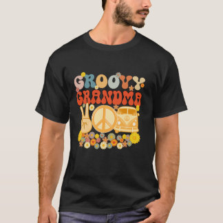Groovy Grandma Retro Matching Family Baby Shower M T Shirt