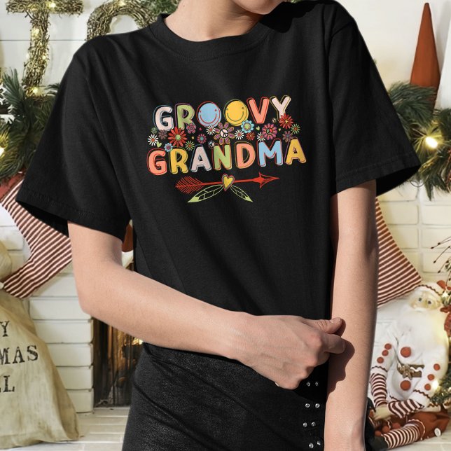 Groovy Grandma Shirt,Funny Groovy Grandma T-Shirt (Skapare uppladdad)