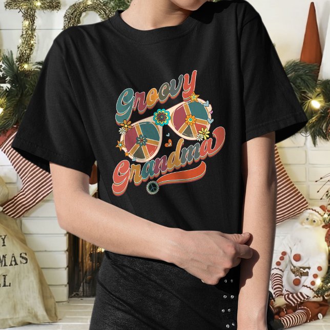 Groovy Grandma T-Shirt, Family Groovy, Grandma T Shirt (Skapare uppladdad)