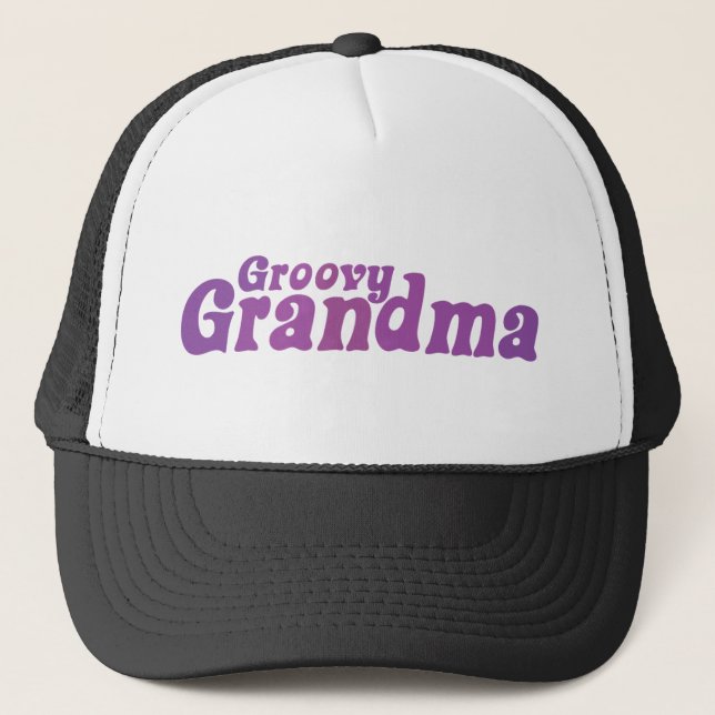 Groovy Grandma Truckerkeps (Framsida)