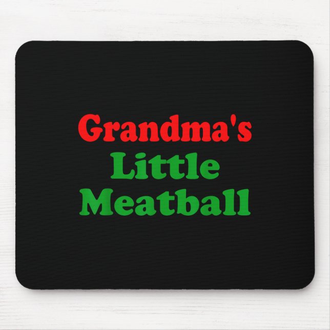 Groovy Grandmas Little Meatball Funny Italian Fami Musmatta (Framsidan)