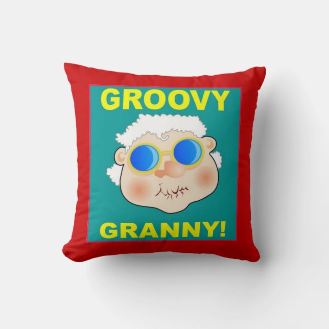 Groovy Granny Cushion Kudde (Framsida)