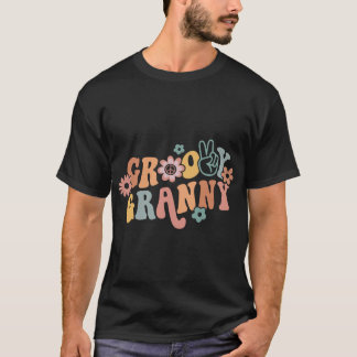 Groovy Granny One Thankful Granny Thanksgiving Chr T Shirt