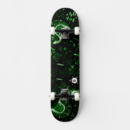 Groovy Green Mini Skateboard Bräda 18,5 Cm