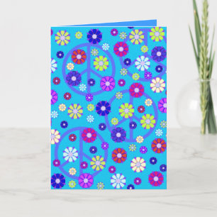 GROOVY GREETCARDS - ANPASSADE - FLOWERS KORT