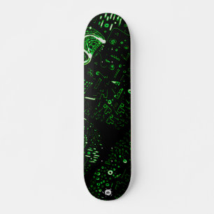 Groovy Grönt Mini Skateboard Bräda 18,5 Cm