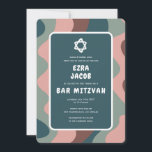 Groovy Grönt Vinkar stjärna av David Anpassningsba Inbjudningar<br><div class="desc">Perfekt-kort för att tillkännage ett bat mitzvah, pub mitzvah eller annat judiskt firande! Hand skapade konst åt dig med hantering på baksidan! FULLT ANPASSADE! Klicka på "Anpassa" ovan om du vill redigera texten. Klicka på "Redigera med design verktyg" om du vill justera typsnitt, färg och placeringar och ta bort baksidans...</div>