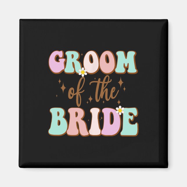 Groovy Groom Bride Möhippa Mamma från Magnet (Framsidan)