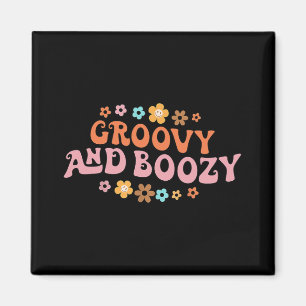 Groovy Groovy Och Berusad Möhippa Bröllop Magnet