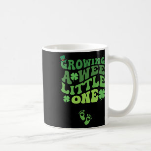 Groovy Growing A Wee Little One Graviditet St Patr Kaffemugg