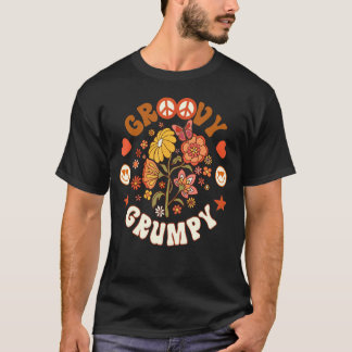 Groovy Grumpy Groovy Birthday Matching Birthday Pa T Shirt