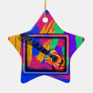 GROOVY GUITAR JULGRANSPRYDNAD KERAMIK
