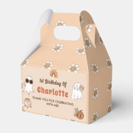 Groovy Halloween Birthday Cute Ghost Party Presentaskar