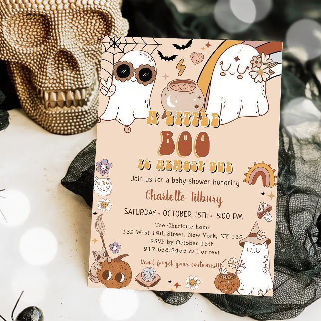 Groovy Halloween fest är snart på väg. Inbjudningar (Skapare uppladdad)