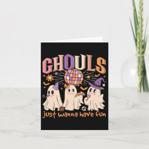 Groovy Halloween Ghouls vill bara ha Roligt Dancin Kort