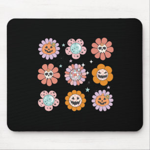 Groovy Halloween Smile Ansikte Disco Retro Pumpkin Musmatta