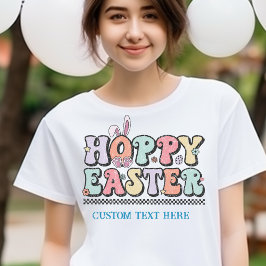 Groovy Hälsning! "Hoppy Påsk" Personlig Tee