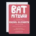 Groovy Handlettering av Anpassningsbar Bat mitzvah Inbjudningar<br><div class="desc">Perfekt kort för att avisera en bat mitzvah! Hand skapade konst åt dig med handtagning på framsidan och mönster på baksidan! FULLT ANPASSADE! Klicka på "Anpassa" ovan om du vill redigera texten. Klicka på "Redigera med design verktyg" om du vill justera typsnitt, färg och placeringar och ta bort baksidans design...</div>