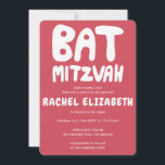 Groovy Handlettering av Anpassningsbar Bat mitzvah Inbjudningar<br><div class="desc">Perfekt kort för att avisera en bat mitzvah! Hand skapade konst åt dig med handtagning på framsidan och mönster på baksidan! FULLT ANPASSADE! Klicka på "Anpassa" ovan om du vill redigera texten. Klicka på "Redigera med design verktyg" om du vill justera typsnitt, färg och placeringar och ta bort baksidans design...</div>