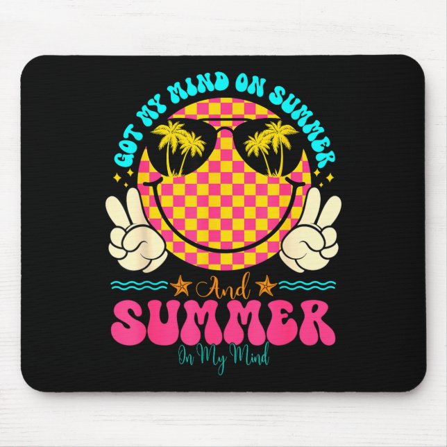 Groovy Happy Face Summer Vibes Got My Mind On Summ Musmatta (Framsidan)
