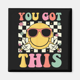 Groovy, Har den här Smile Ansikte-testdagsläraren Magnet