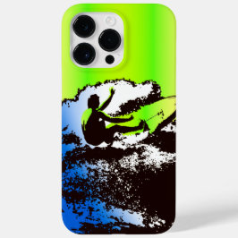 Groovy Hawaiian Surfer 1960 s Retro Graphic Lime