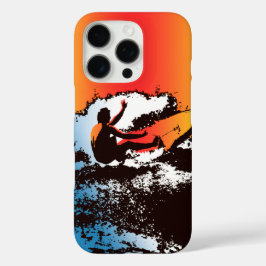 Groovy Hawaiian Surfer 1960 s Retro Graphic Red