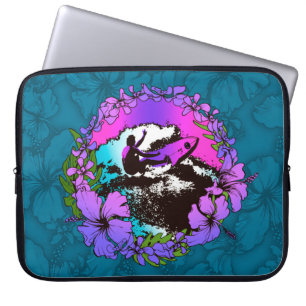 Groovy Hawaiian Surfer 1960's Retro Wetdress Bag Laptop Fodral