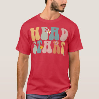 Groovy Head Start Back to school Tidigt Childness  T Shirt