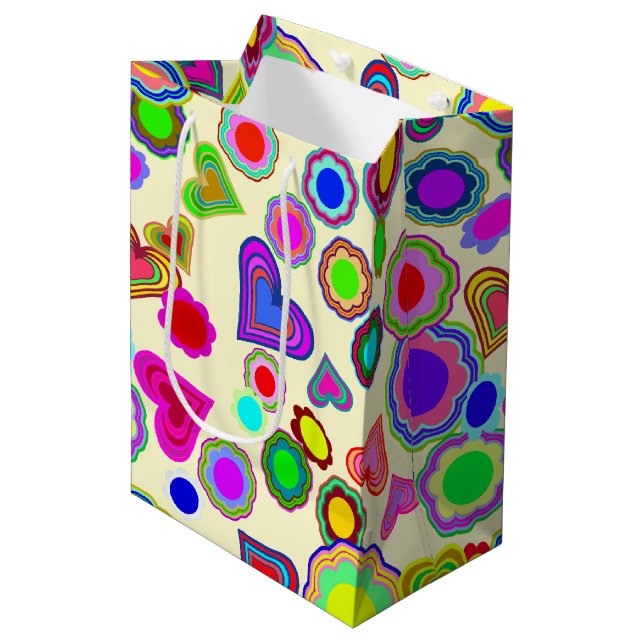 Groovy Hearts Flowers (Framsidan Vinklad)