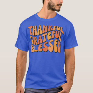 Groovy Hej Fall Hösthösten Pumpkin tacksam tacksam T Shirt