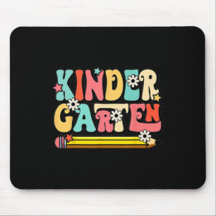 Groovy Hej Kindergarten Vibes Retro Teacher Tillba Musmatta