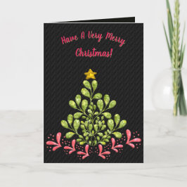 Groovy Herb-y-Personligen Jul Helgkort