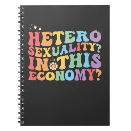 Groovy hetero heterosexualitet i denna ekonomi HBT Anteckningsbok