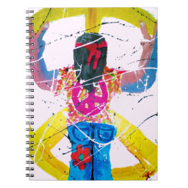 Groovy Hippie Fredstecken Anteckningsbok