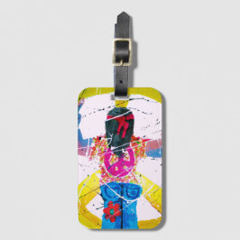 Groovy Hippie Fredstecken Bagagebricka