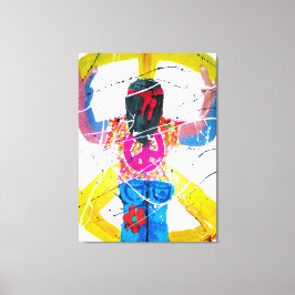 Groovy Hippie Fredstecken Canvastryck