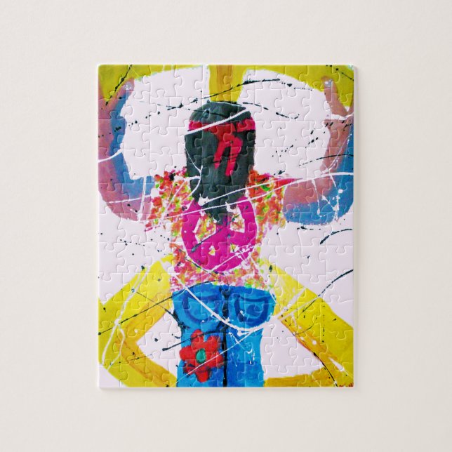 Groovy Hippie Fredstecken Pussel (Vertikal)