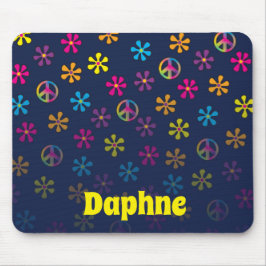 Groovy Hippie Peace and Flower Shower Fade Musmatta