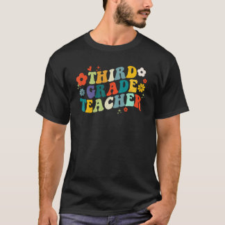 Groovy Hippie Tredje Klass-lärardagen T Shirt