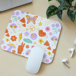 Groovy Hippie Trippy Retro Flower Funky Vibes Musmatta<br><div class="desc">Groovy Hippie Trippy Retro Flower Funky Vibes Mus mattor har en färgstark och roligt retro hippie mönster. Perfekt till henne för jul,  helgdagar,  födelsedag och annat. Designad av ©Evco Studio www.zazzle.com/store/evcostudio</div>