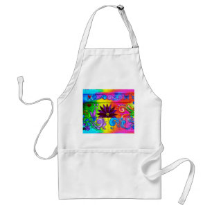 groovy hippieförkläde för 70-tal förkläde