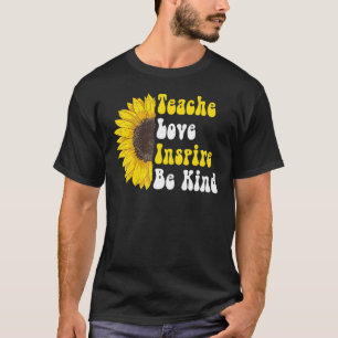 Groovy Hippy Lärare var snäll mot Teach Kärlek Ins T Shirt