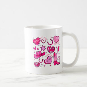 Groovy Howdy Alla hjärtans dag Western Cowb Kaffemugg