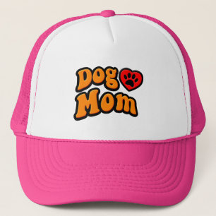 Groovy Hund Mamma Teckning Keps