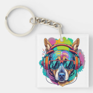 Groovy Hund Vibes : Coola Hund med hörlurar