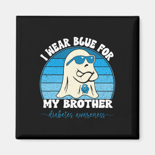 Groovy I Bära Blue för min broderdiabetes T1d Awa Magnet