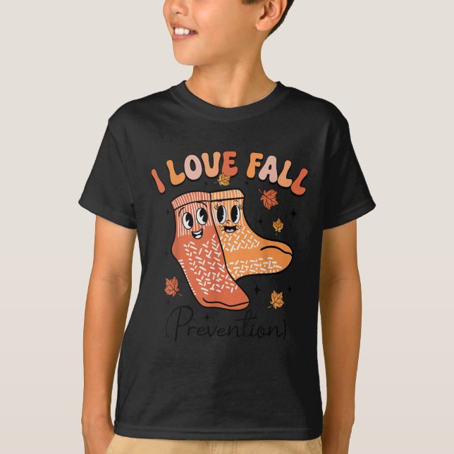 Groovy I - fall - förebyggande behandling faller u T Shirt (Framsida)