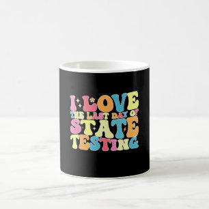 Groovy I Kärlek den sista dagen för statsprovning Kaffemugg
